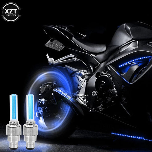 Car Wheel LED Light And Motorcycle Bike Light Wheel Light | Led neon light (Random Color)