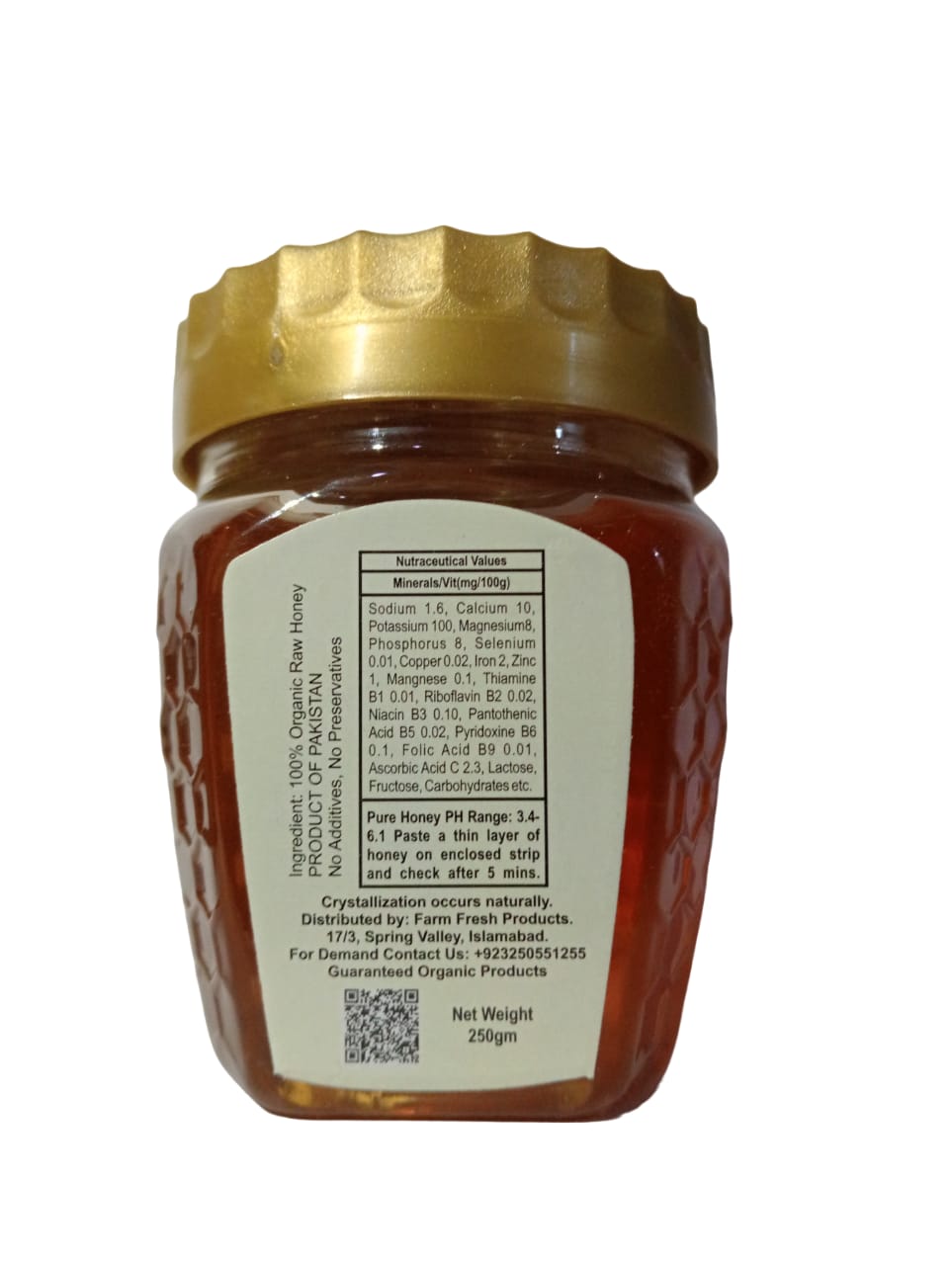 Pure Acacia Modesta Honey with essential nutrients