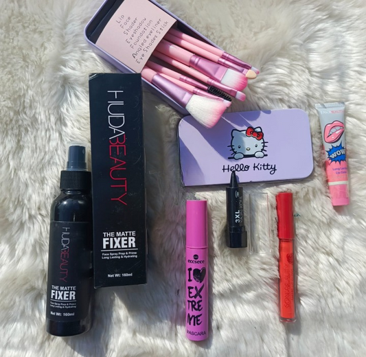 12 in 1 Makeup Deal  – Your Ultimate Beauty Kit Huda beauty fixer