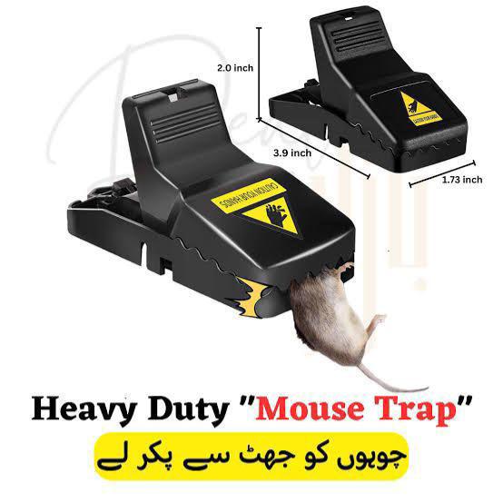 Heavy Duty Plastic Mouse Trap (Random color)