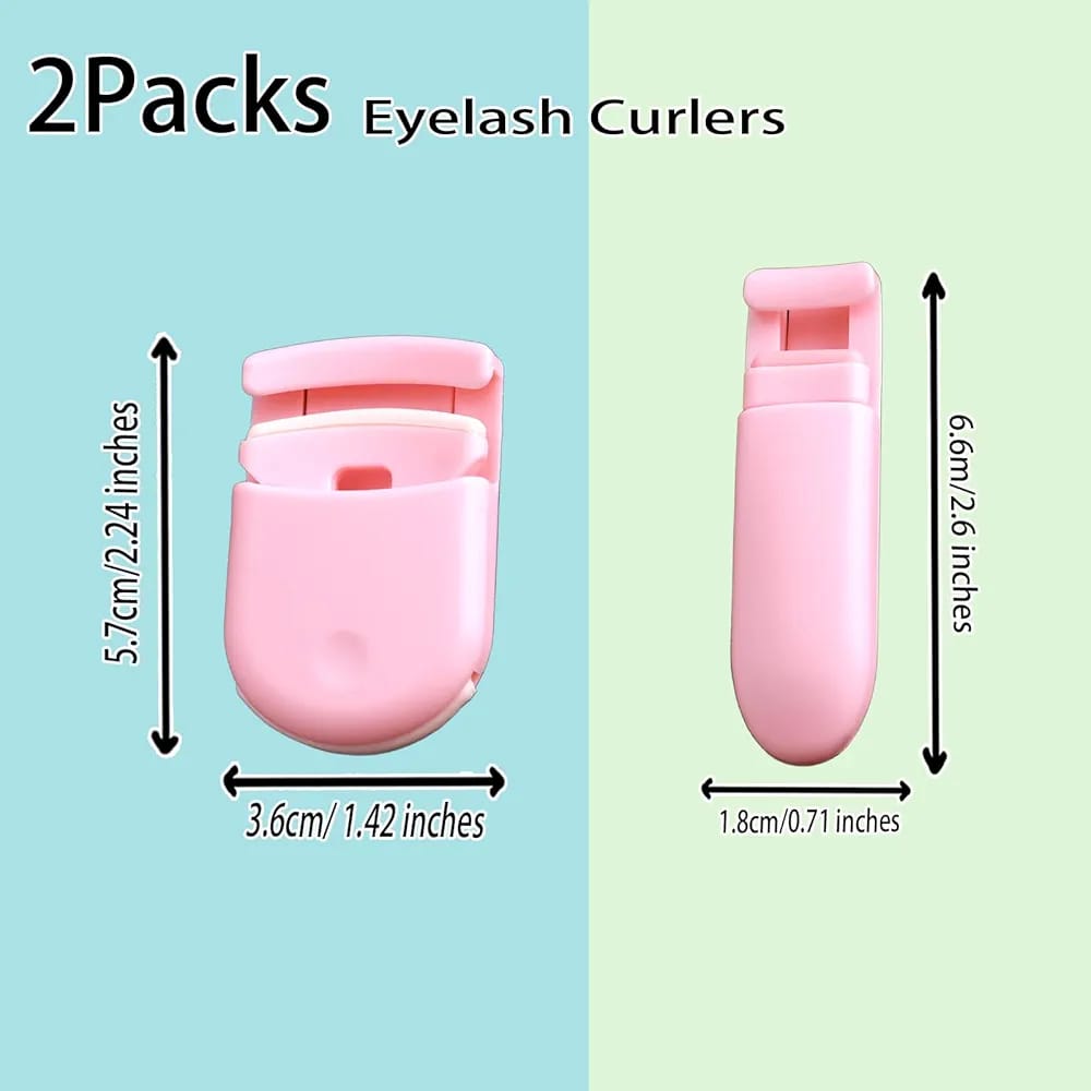 2-in-1 Eyelash Curler for All Eye Shapes – Professional Lash Curler for Natural Lift &amp; Curl