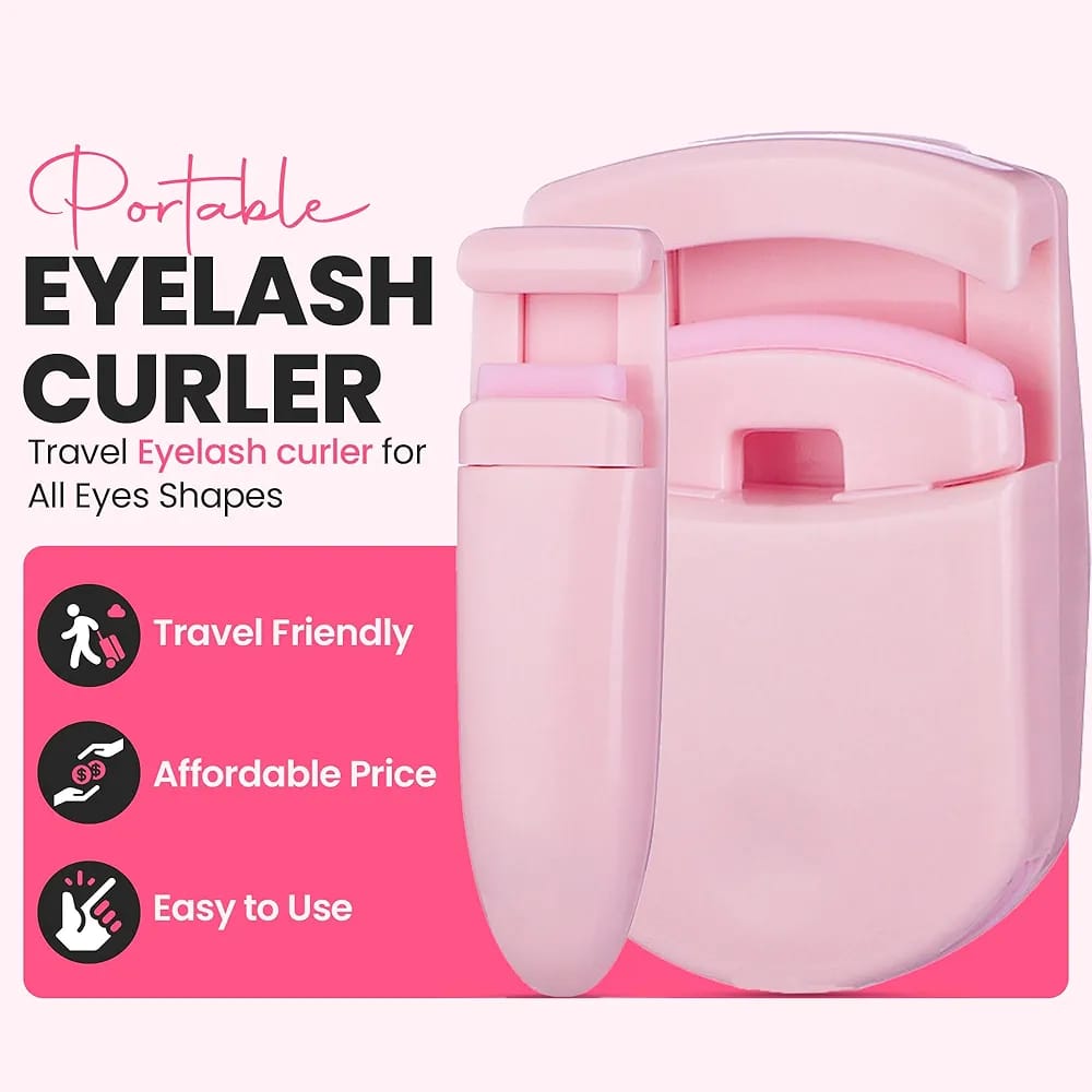 2-in-1 Eyelash Curler for All Eye Shapes – Professional Lash Curler for Natural Lift &amp; Curl