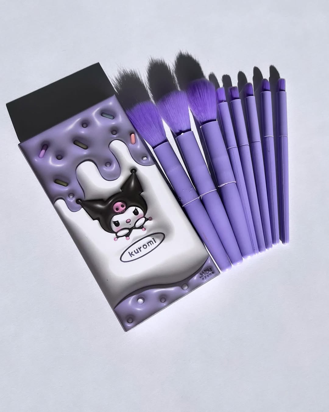 8 Pcs Makeup Brush Set In Velvet Bag Makeup Concealer Brush, Blush Powder Brush