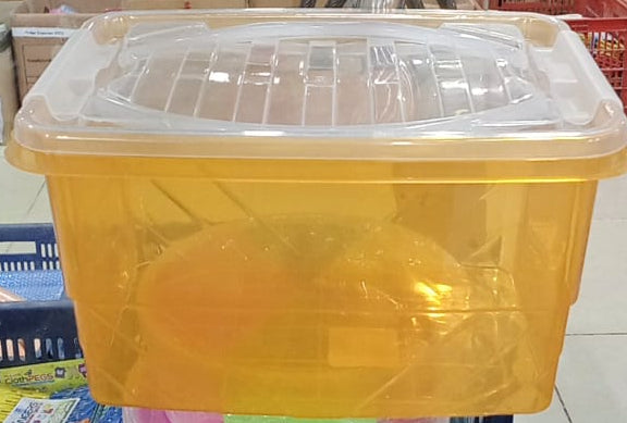 CLEAR LOCK STORAGE BOX MEDIUM - (7LTR) TRANSPARENT | Best Quality Storage Box ( Random Color )