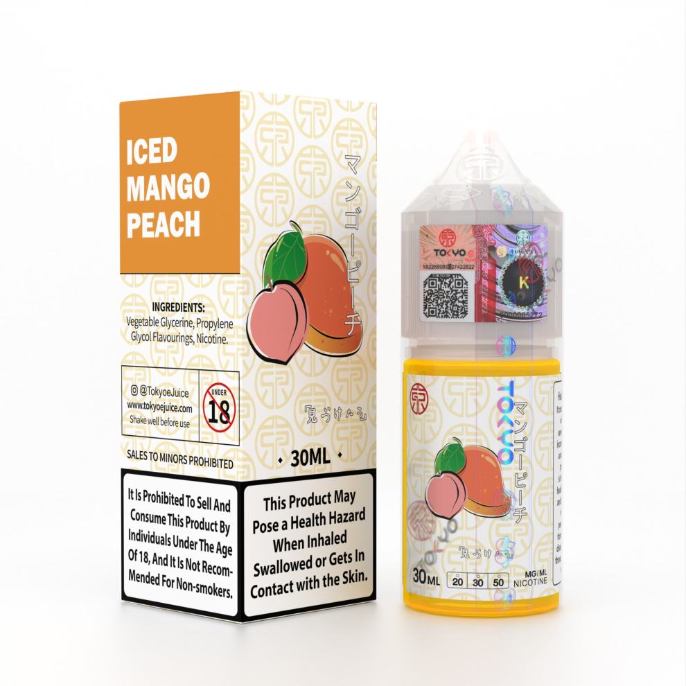 Tokyo Premium E- Liquid Pod/Vape flavour (30 mg/ 50 mg) 30 ml