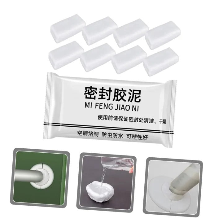 1pcs Repair Clay Repair Glue Pipe Sealing Glue Fireproof Caulking Glue Wall Sealing Mud Quick Repair Mud Hole Sealing Glue Pipeline Air Conditioning Hole Seal