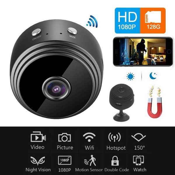 A9 Mini Wifi Camera with stand || Home Security DVR Sensor Wifi Cameras with V38 APP