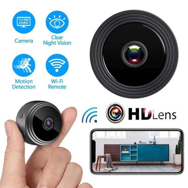 A9 Mini Wifi Camera with stand || Home Security DVR Sensor Wifi Cameras with V38 APP