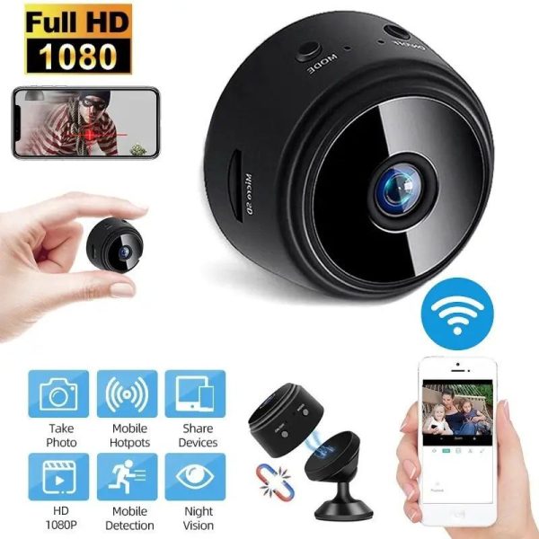 A9 Mini Wifi Camera with stand || Home Security DVR Sensor Wifi Cameras with V38 APP