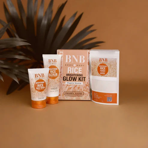 BNB Whitening Rice Extract Bright &amp; Glow Kit