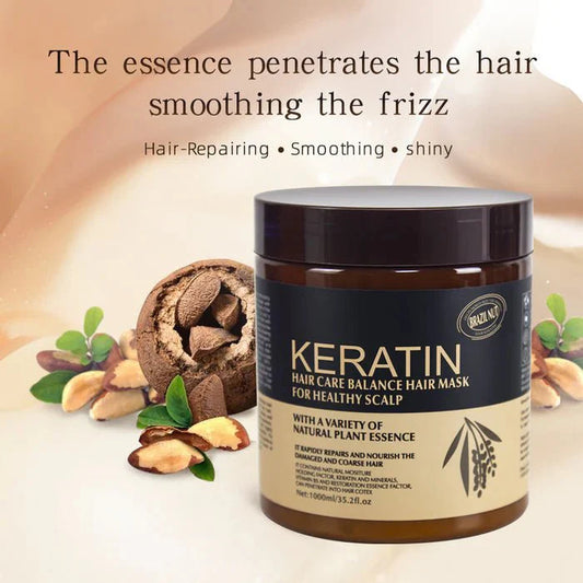 Sealed Packed | Keratin Hair Mask Treatment ,Keratin Hair Care Balance Mask And Treatment For Healthy Scalp 500ml