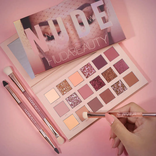 HUDA Beauty Nude Eyeshadow Palette (18 Colors Eyeshadow Palette)