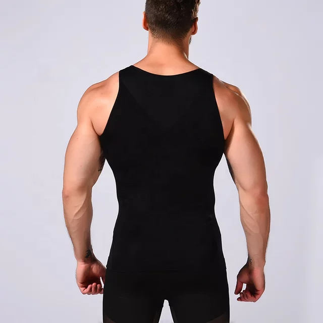 Slim n Fit Body Shaper Vest Shirt - Tank Top Sleeveless Shapewear For Men