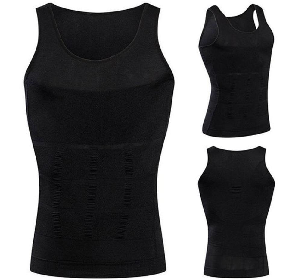 Slim n Fit Body Shaper Vest Shirt - Tank Top Sleeveless Shapewear For Men