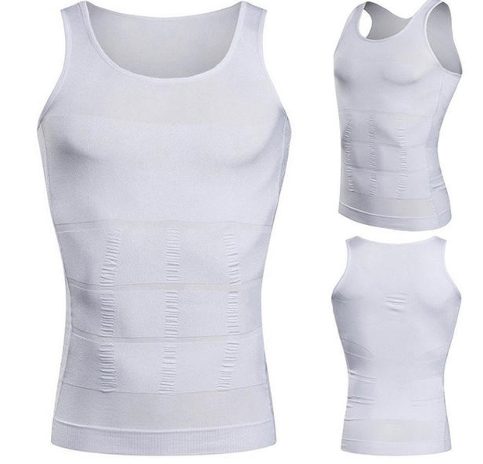 Slim n Fit Body Shaper Vest Shirt - Tank Top Sleeveless Shapewear For Men